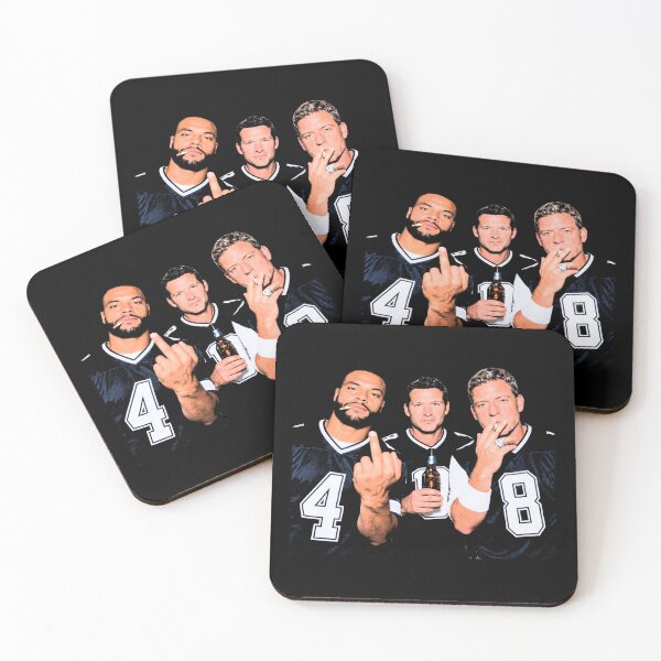 Item preview, Dak Prescott-Tony Romo & Troy Ai.kman  Portrait Middle-Finger Funny designed and sold by gernays.