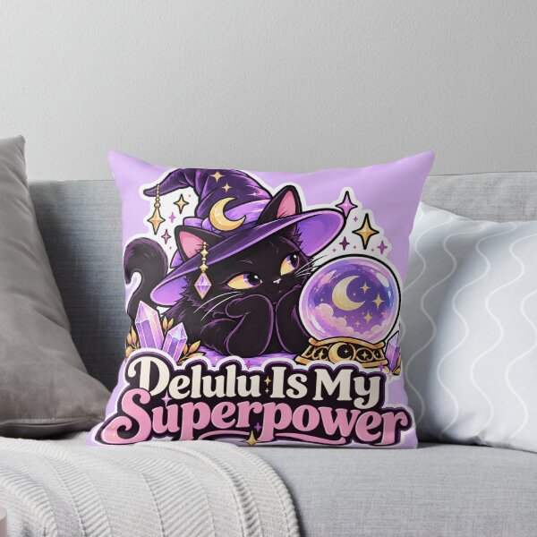 Item preview, Magic Cat - Delulu is my superpower  designed and sold by MartaOlgaKlara.