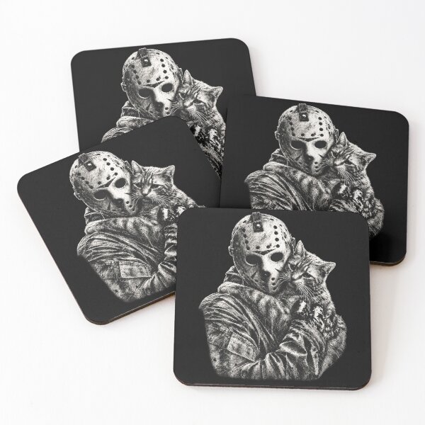 Item preview, Vintage Jason Voorhees Holding The Cat Horror Halloween designed and sold by gernays.