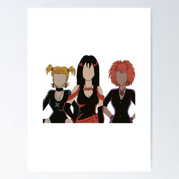 Item preview, Hex Girls Gothic Witch Band Illustration with Mystical Vibes designed and sold by Wearce.