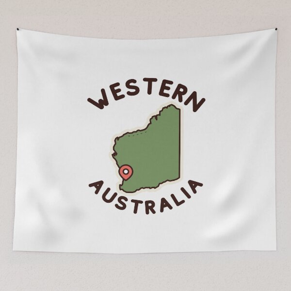 Item preview, Western Australia map designed and sold by Peerless-Prime.