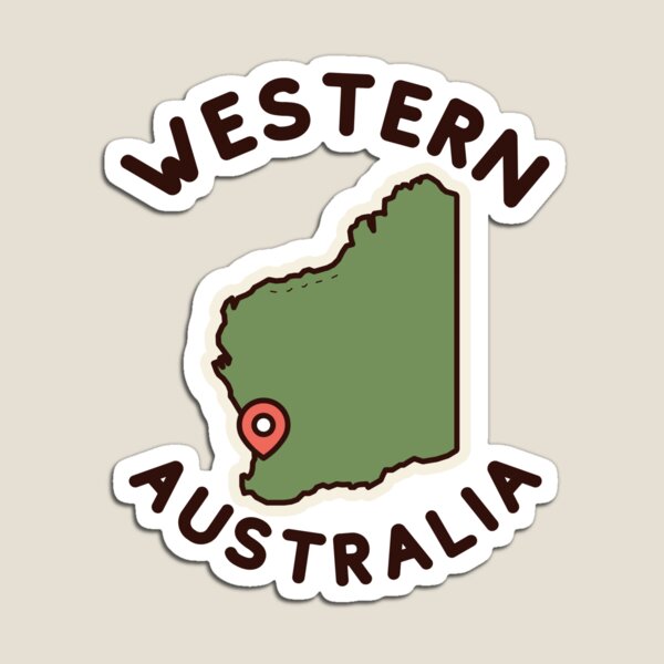 Item preview, Western Australia map designed and sold by Peerless-Prime.