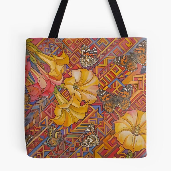 Item preview, Design with Trunpet Flowers designed and sold by Nira Dabush.