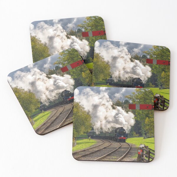 Item preview, No 73082 Camelot under steam approaching Kingscote Station on The Bluebell Railway East Sussex UK designed and sold by John Gilham - Landscape Photography.