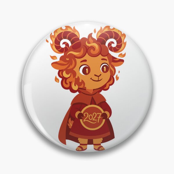 Item preview, 2027 Fire Ram Character Mascot designed and sold by natalielaf.