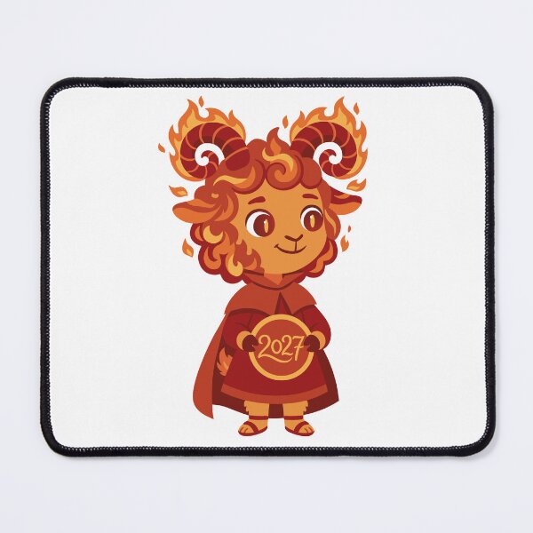 Item preview, 2027 Fire Ram Character Mascot designed and sold by natalielaf.