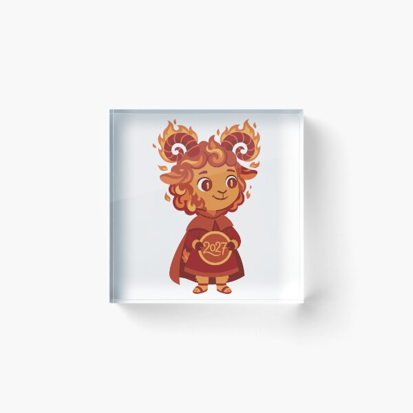 Item preview, 2027 Fire Ram Character Mascot designed and sold by natalielaf.