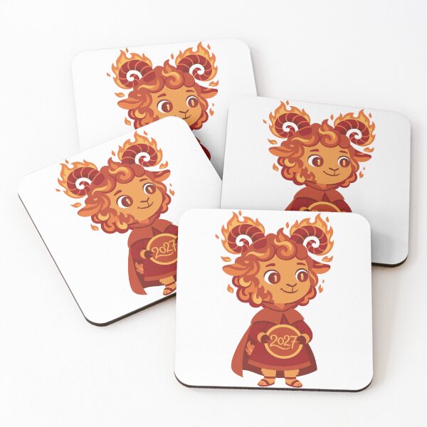 Item preview, 2027 Fire Ram Character Mascot designed and sold by natalielaf.