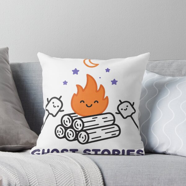 Item preview, Ghost Stories Cute Campfire Halloween Tee designed and sold by A Light Worker.
