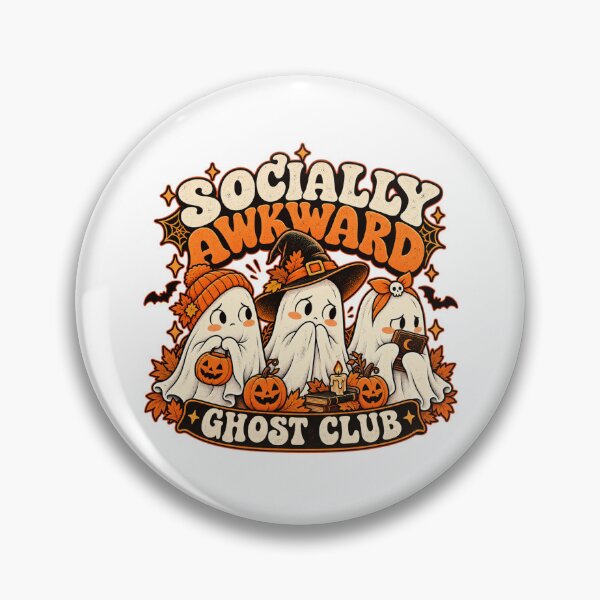 Item preview, Socially Awkward Ghost Club Funny Introvert Halloween designed and sold by Epic Wear Store.