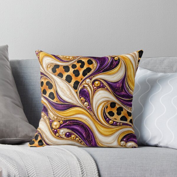 Item preview, Royal Purple – Leopard and Pearl Elegance designed and sold by annenambiro.