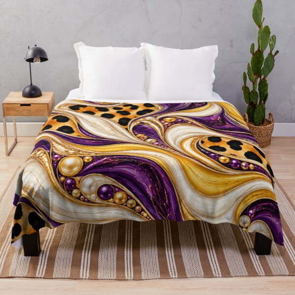 Item preview, Royal Purple – Leopard and Pearl Elegance designed and sold by annenambiro.