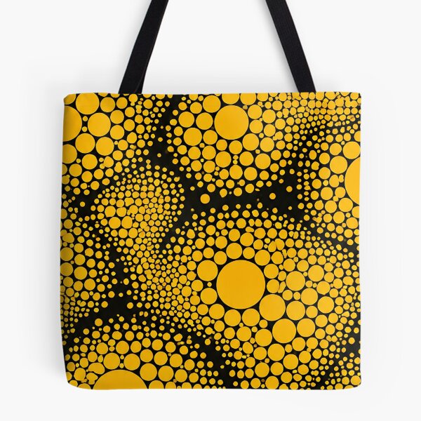 Item preview, Yellow Circles Cluster Abstract Art - Retro Pop Art Dot Pattern designed and sold by artswag.