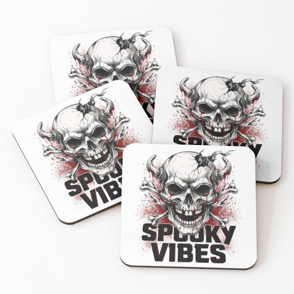 Item preview, Heavy Metal Bloody Skull Spooky Vibes designed and sold by smartlogo_factory.