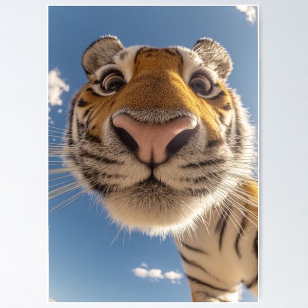 Item preview, Funny Tiger Nose Wide Angle designed and sold by WATEKE.