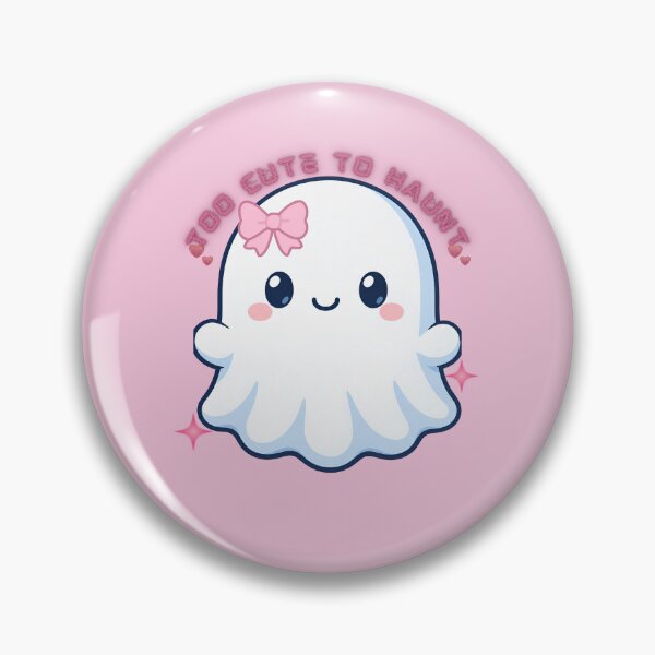 Item preview, Too Cute to Haunt: Pink Coquette Ghost with Bow designed and sold by Ankmp Artevo.