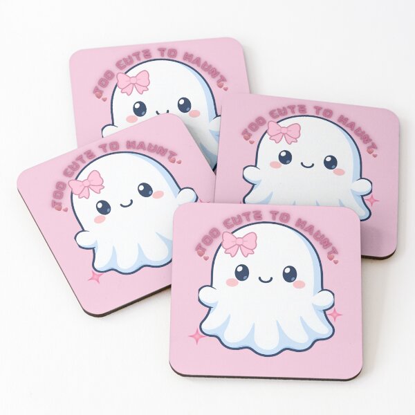Item preview, Too Cute to Haunt: Pink Coquette Ghost with Bow designed and sold by Ankmp Artevo.