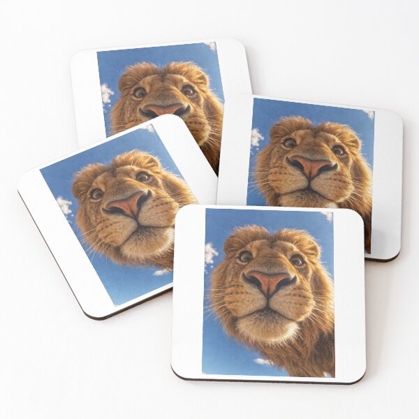 Item preview, Funny Lion Face Wide Angle designed and sold by WATEKE.