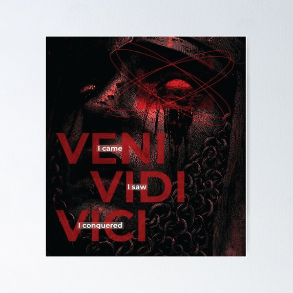 Item preview, Veni Vidi Vici – Dark Latin Conqueror Streetwear designed and sold by DemanDFashionFactroy.