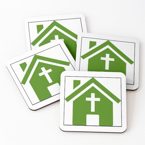Item preview, Green House White Cross Logo designed and sold by Abstract65.