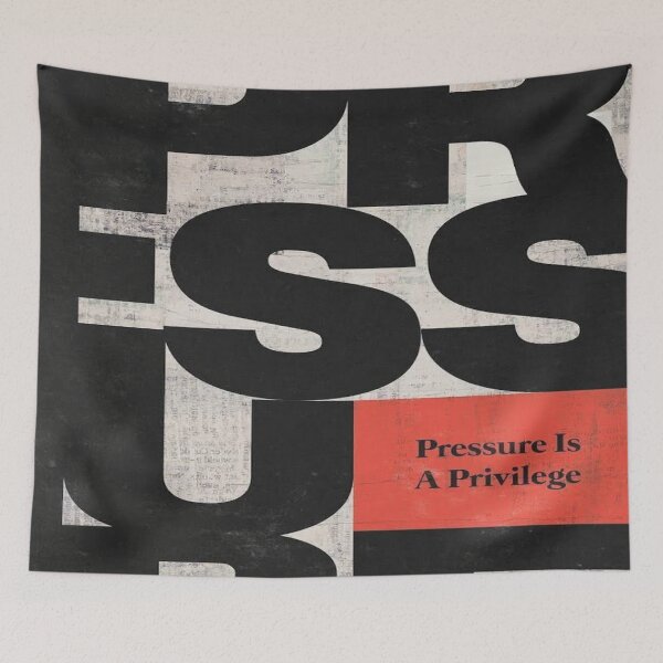 Item preview, Pressure Is A Privilege – Brutalist designed and sold by DemanDFashionFactroy.