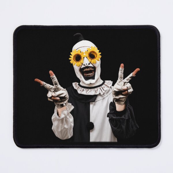 Item preview, Terrifier Art The Clown Say Hi Sunflower Glasses Funny Horror Halloween designed and sold by gernays.