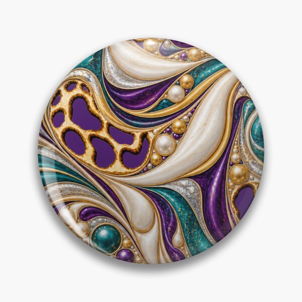 Item preview, Wild Luxe – Purple, Teal and Golden Leopard designed and sold by annenambiro.