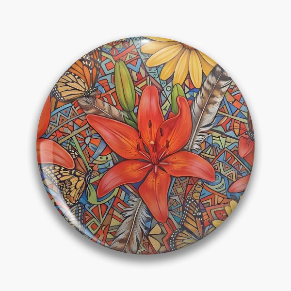 Artikelvorschau, Floral und abstrakt entworfen und verkauft von Nira Dabush.