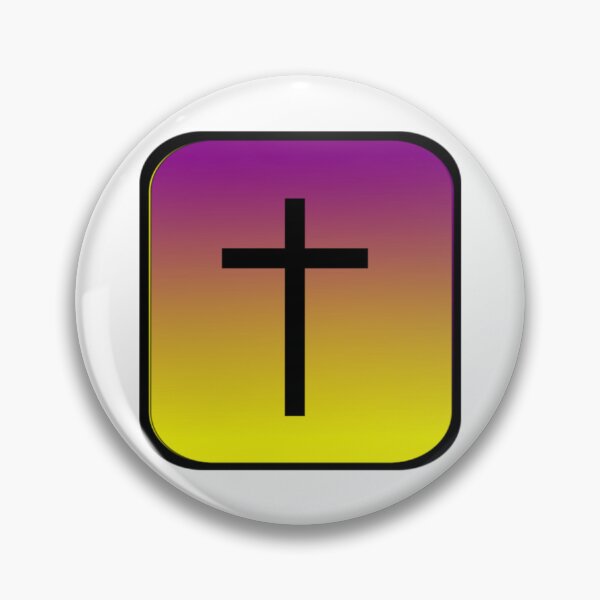 Item preview, Sunset Square Black Cross Logo designed and sold by Abstract65.