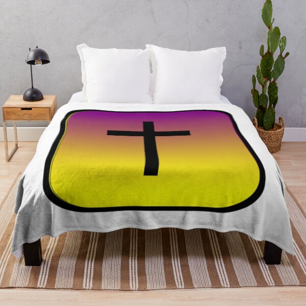 Item preview, Sunset Square Black Cross Logo designed and sold by Abstract65.