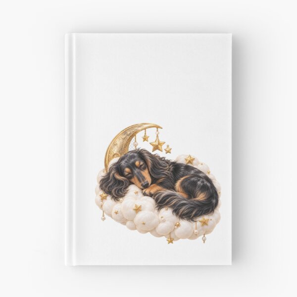 Item preview, Puffy 3D Glossy Silver Dapple Dachshund Sleeping on a Cloud designed and sold by LunaDogStudio.