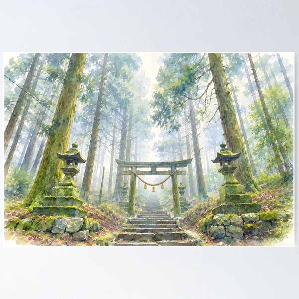 Item preview, Kamishikimi Kumanoza Shrine designed and sold by HOMETOWN86.