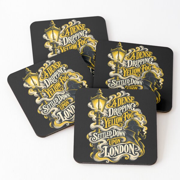 Item preview, Sherlock Holmes: Yellow Fog Over London Lettering designed and sold by Fenay Designs.