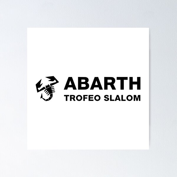 Item preview, Abarth Trofeo Slalom Motorsport Racing Graphic designed and sold by mussen.