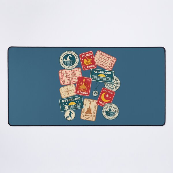 Item preview, Echoes of the Uncharted: Vintage Stamps from Lost Worlds designed and sold by IrhaArts.