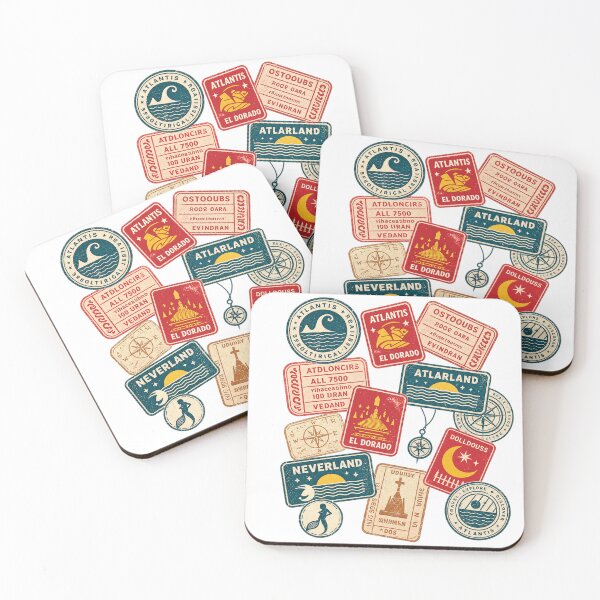 Item preview, Echoes of the Uncharted: Vintage Stamps from Lost Worlds designed and sold by IrhaArts.