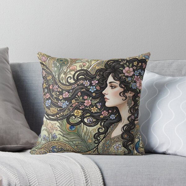 Item preview, Art Nouveau blossoms in the dream breeze designed and sold by Sigtrix.