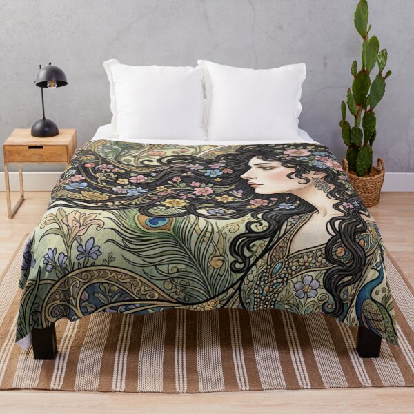 Item preview, Art Nouveau blossoms in the dream breeze designed and sold by Sigtrix.