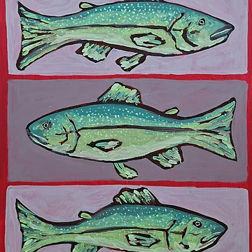 Artwork thumbnail, Lake Trout by RudyYoder
