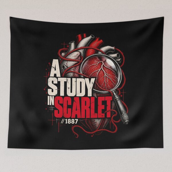 Item preview, Sherlock Holmes: A Study in Scarlet Anatomical Heart designed and sold by Fenay Designs.