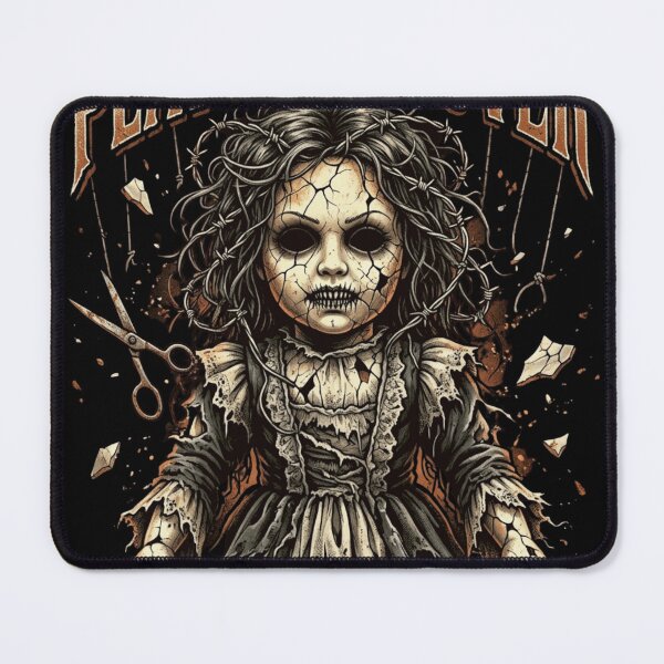 Item preview, Playtime Is Over – Creepy Porcelain Doll Gothic Horror Design designed and sold by RajDeals.