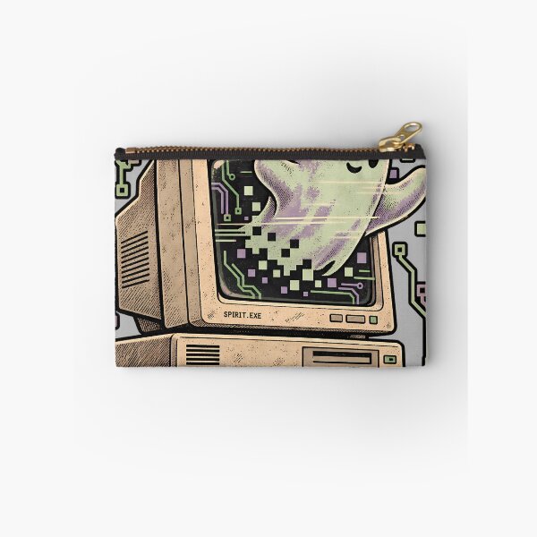 Item preview, Spirit.exe — Fantasma en computador retro designed and sold by Apocalyptic Art Studio.
