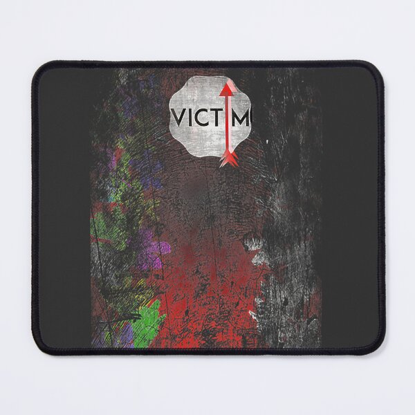 Item preview, Victim Text Artwork with Arrow and Delicate Floral Accents Design designed and sold by ressou.