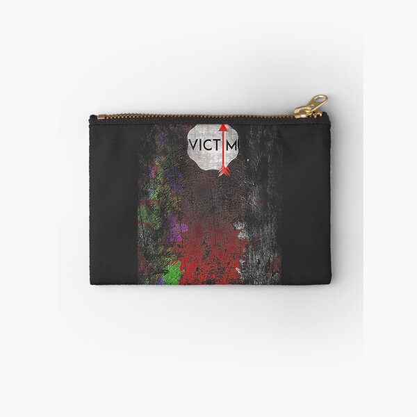 Item preview, Victim Text Artwork with Arrow and Delicate Floral Accents Design designed and sold by ressou.
