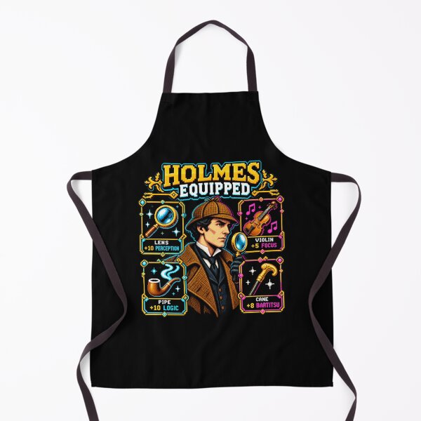 Item preview, Sherlock Holmes: Equipado con equipo de detective pixelado designed and sold by Fenay Designs.