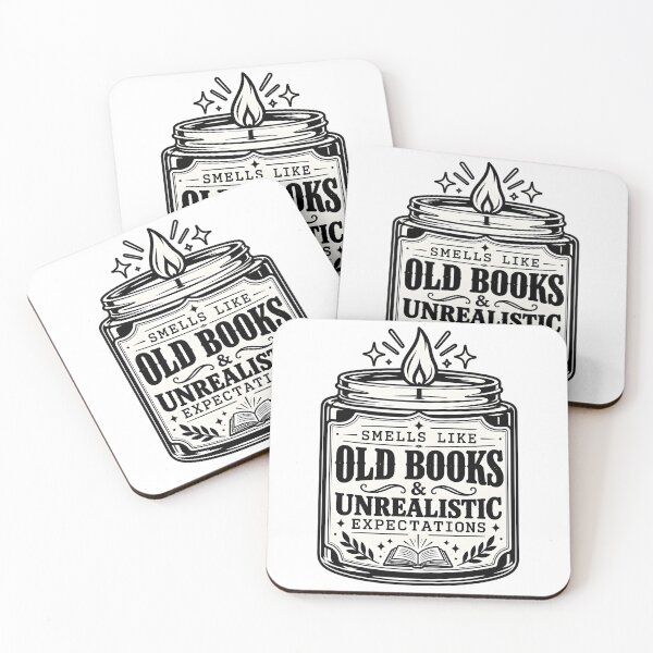 Item preview, Smells Like Old Books Unrealistic Expectations Art designed and sold by LoafLogic.