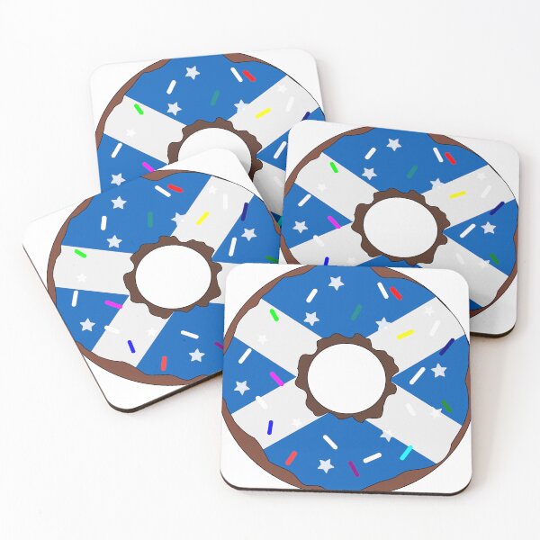 Item preview, Scotland Flag Donut – Colorful Sprinkles Country Pride designed and sold by TheIconSmith.