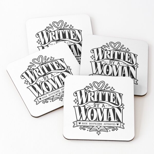 Item preview, Written By A Woman Book Boyfriend Typography designed and sold by Win Hardy.