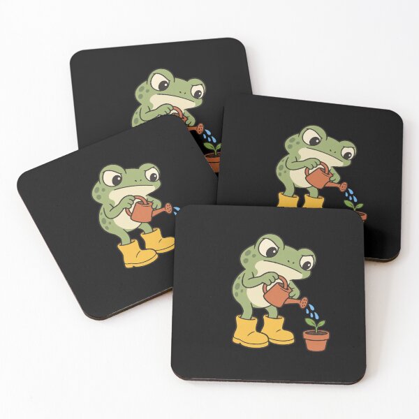 Item preview, Cute Gardening Frog in Yellow Rain Boots – Plant Lover Sticker designed and sold by suechtmpoa.