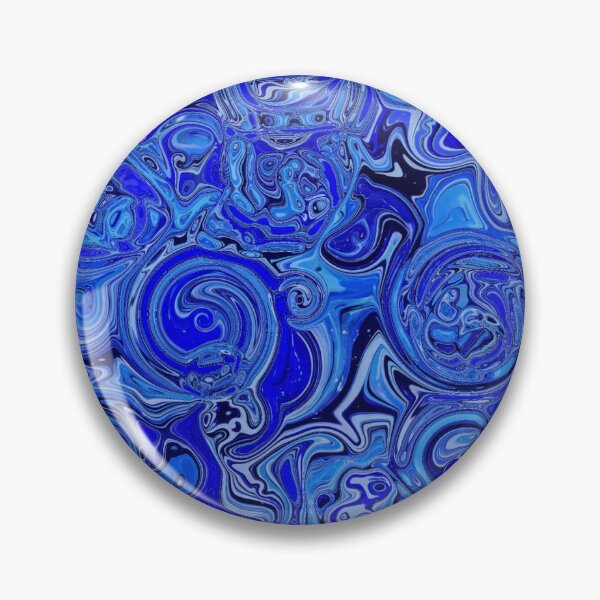 Item preview, Royal Blue Hydrangea Fractal Circles designed and sold by SXW Designs.